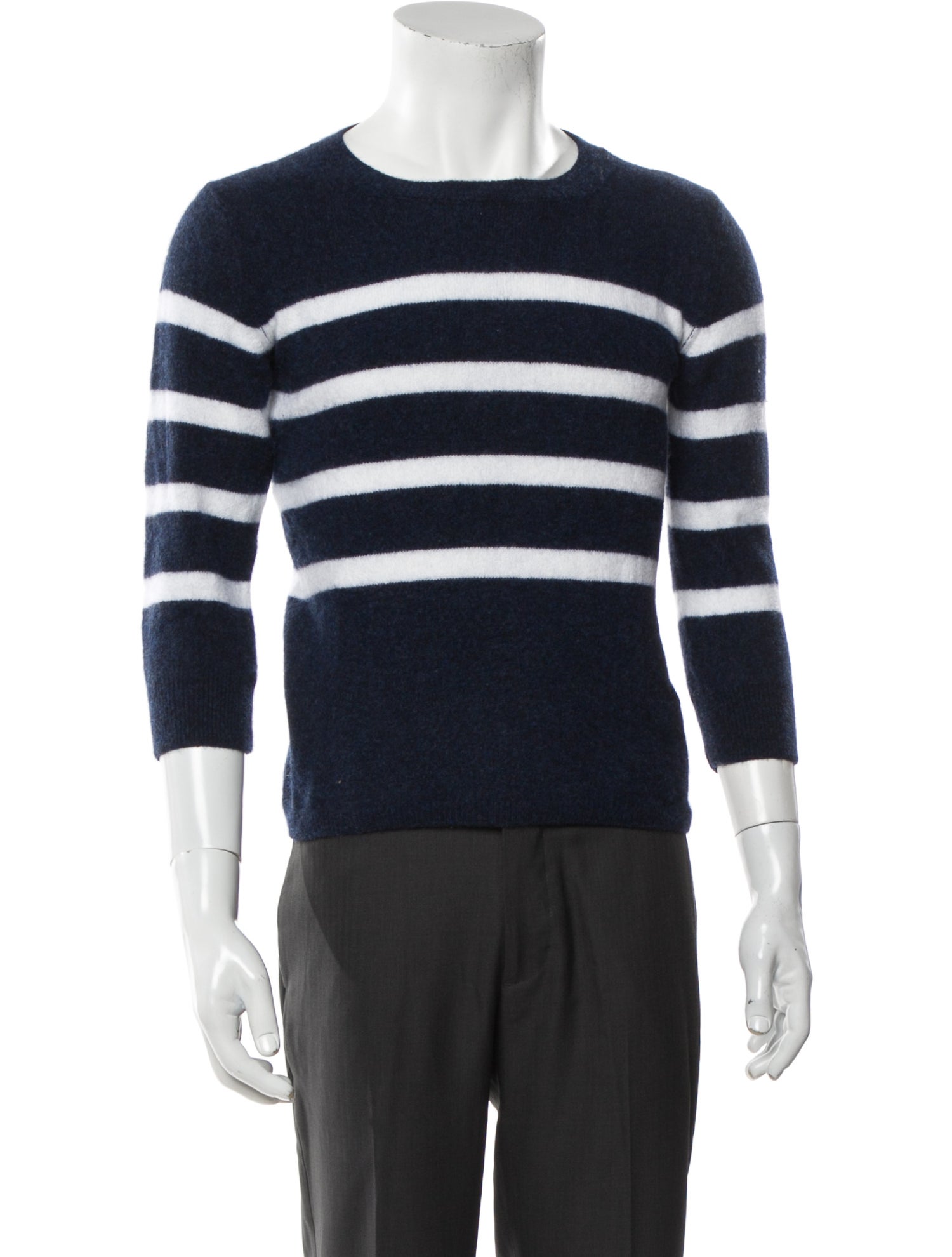 A.P.C. Striped Crew Neck Pullover