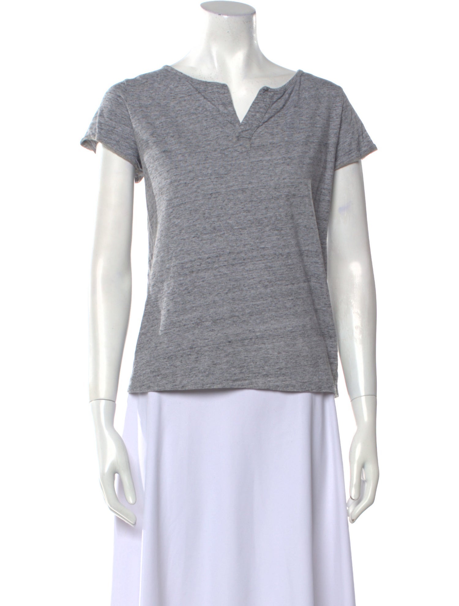 A.P.C. V-Neck Short Sleeve T-Shirt