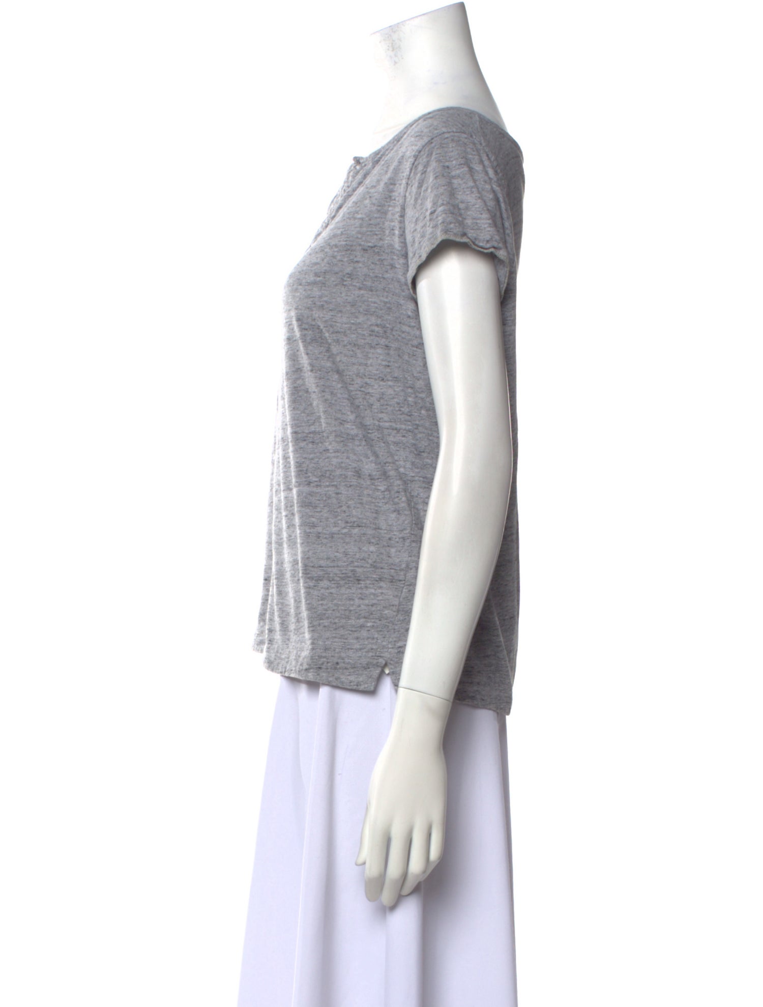 A.P.C. V-Neck Short Sleeve T-Shirt