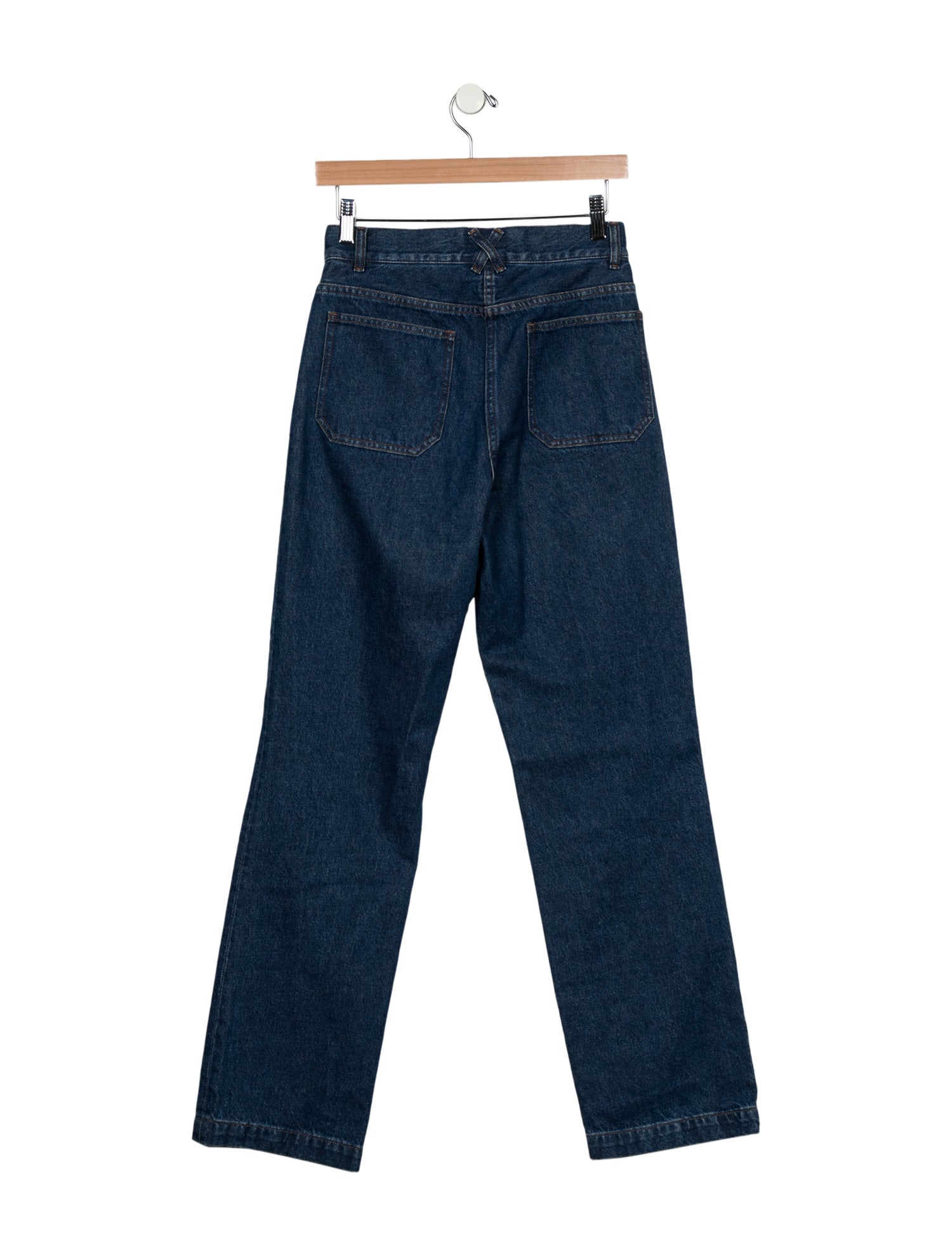 A.P.C. High-Rise Straight Leg Jeans