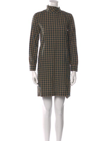 A.p.c. Dresses Plaid Print Mini Dress XS