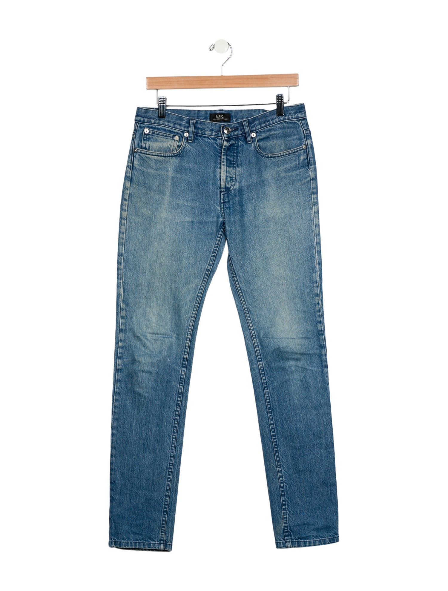 A.P.C. Mid-Rise Straight Leg Jeans