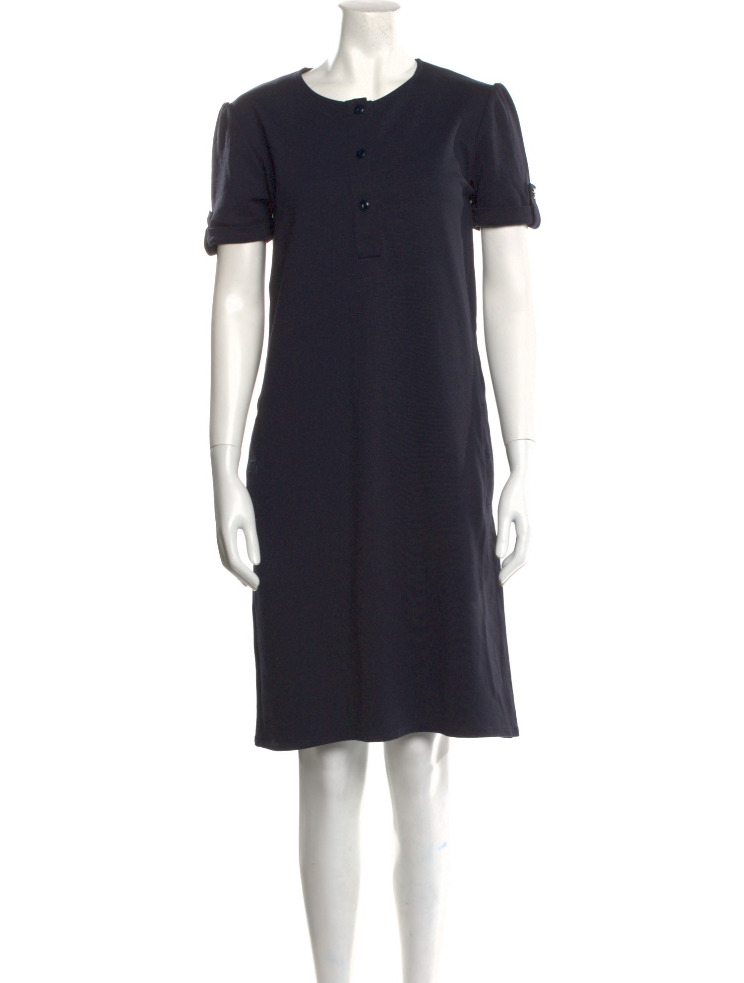 A.P.C. Crew Neck Knee-Length Dress