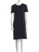 A.P.C. Crew Neck Knee-Length Dress