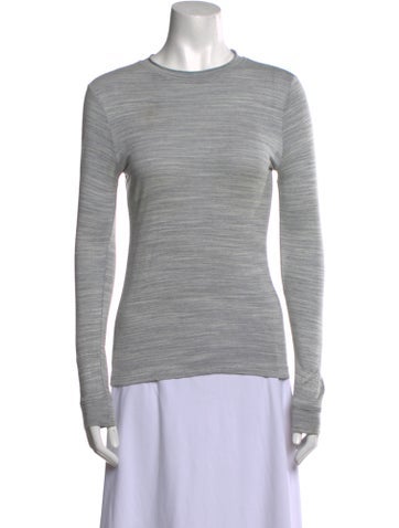 A.p.c. Tops Crew Neck Long Sleeve T-Shirt XS