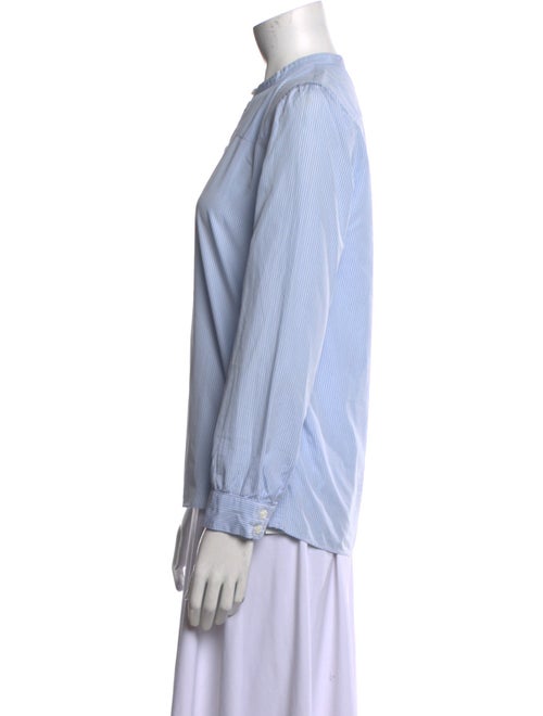 A.P.C. Striped Crew Neck Blouse