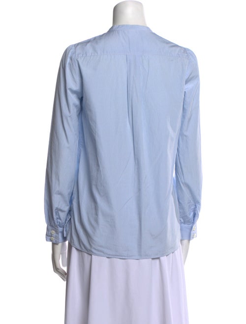 A.P.C. Striped Crew Neck Blouse