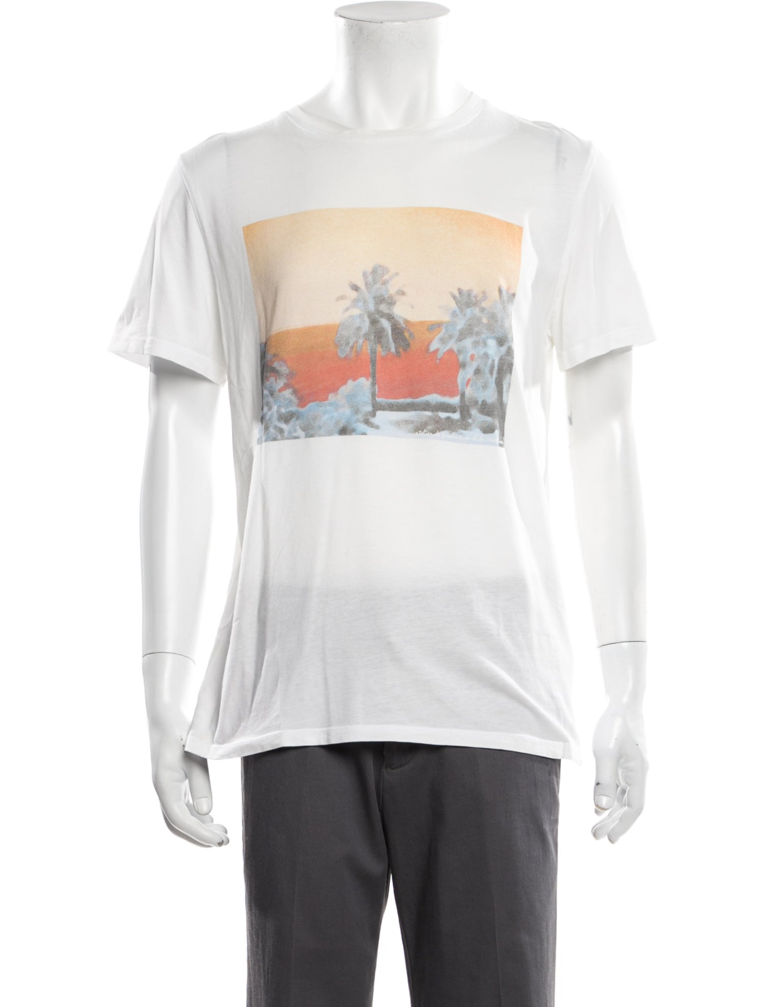 A.P.C. Graphic Print Crew Neck T-Shirt