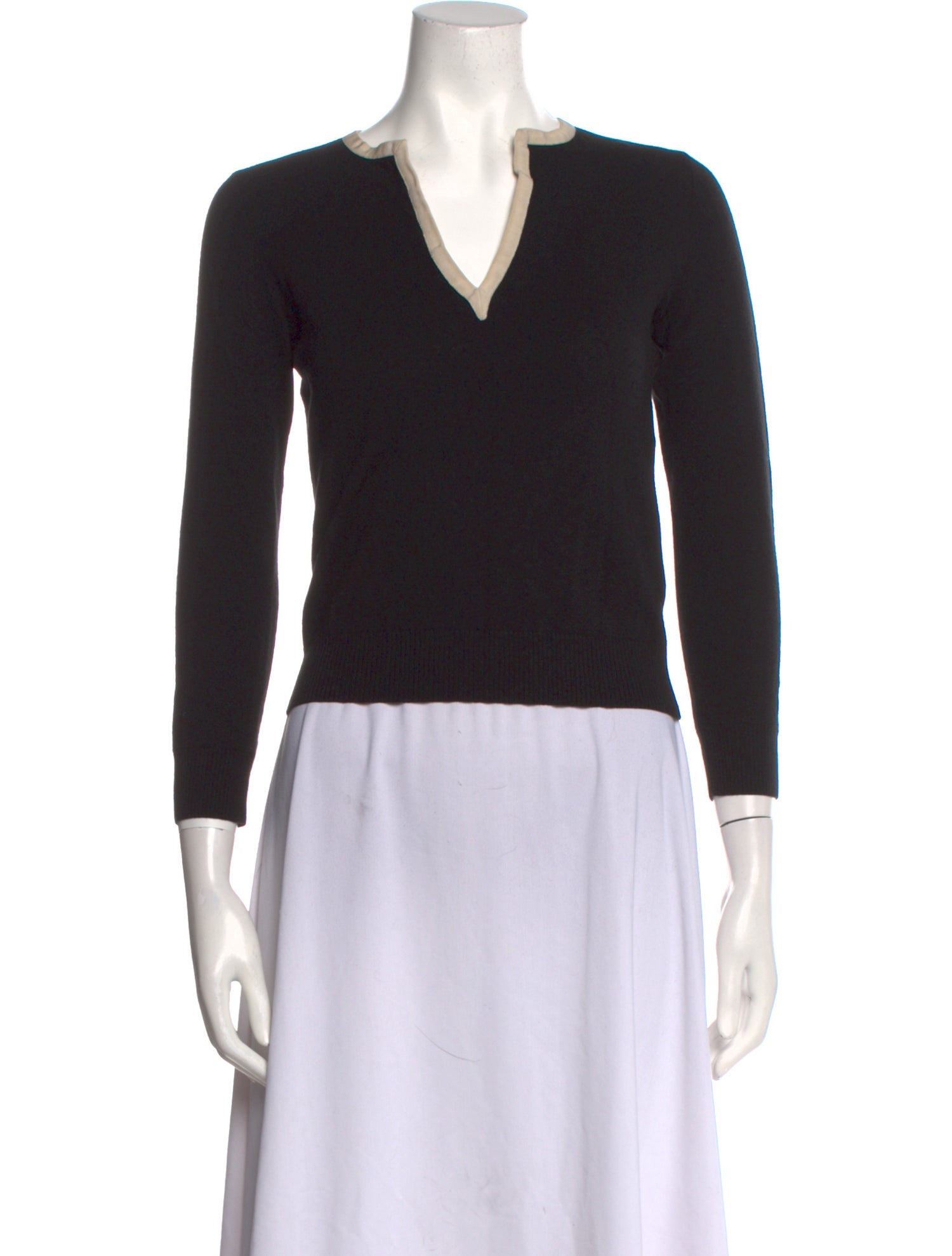 A.P.C. x Vanessa Seward Merino Wool V-Neck Sweater