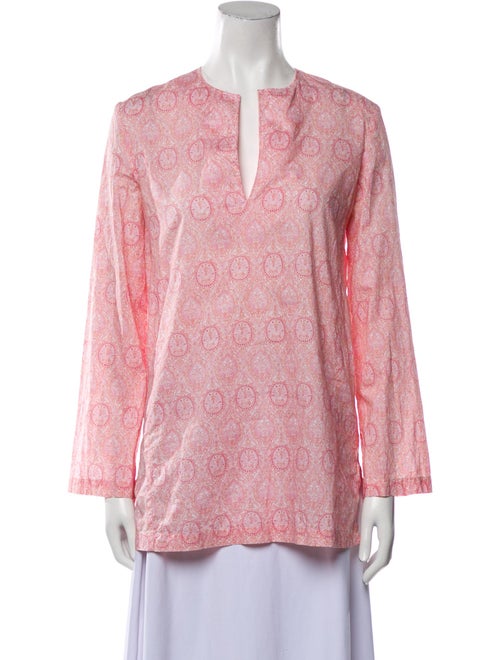 A.P.C. Printed V-Neck Tunic