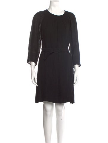 A.p.c. Dresses Scoop Neck Knee-Length Dress S