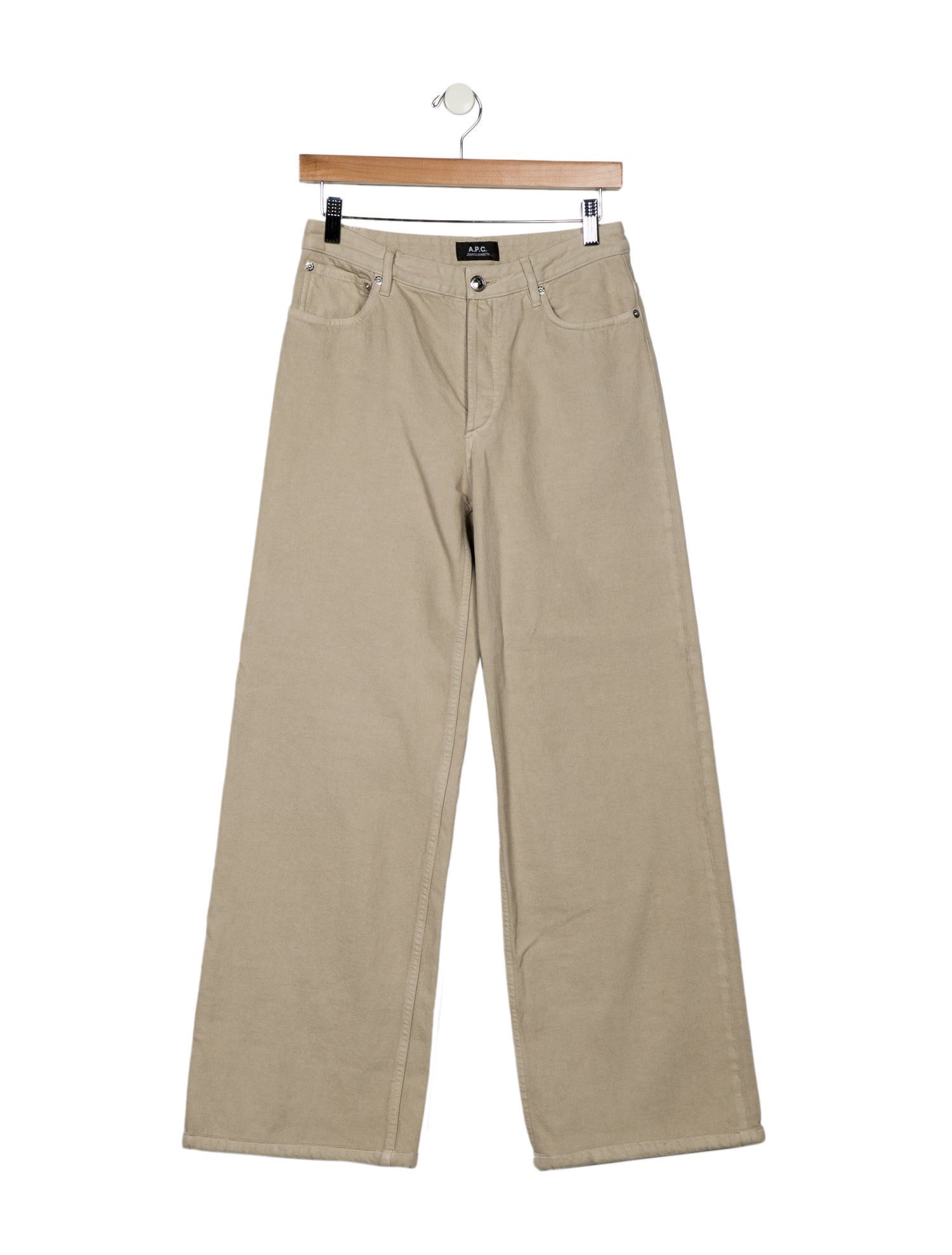 A.P.C. Mid-Rise Wide Leg Jeans w/ Tags