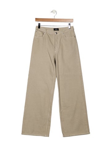 A.p.c. Jeans Mid-Rise Wide Leg US 27 | S