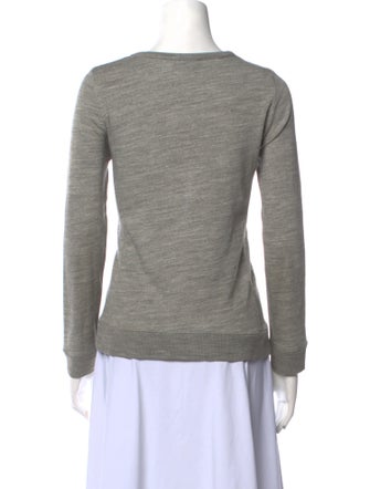 A.P.C. Bateau Neckline Long Sleeve Sweatshirt