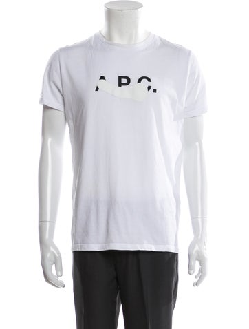 A.p.c. T-Shirts Graphic Print Crew Neck T-Shirt M