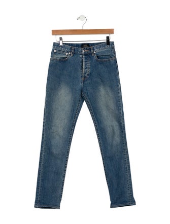A.P.C. High-Rise Straight Leg Jeans