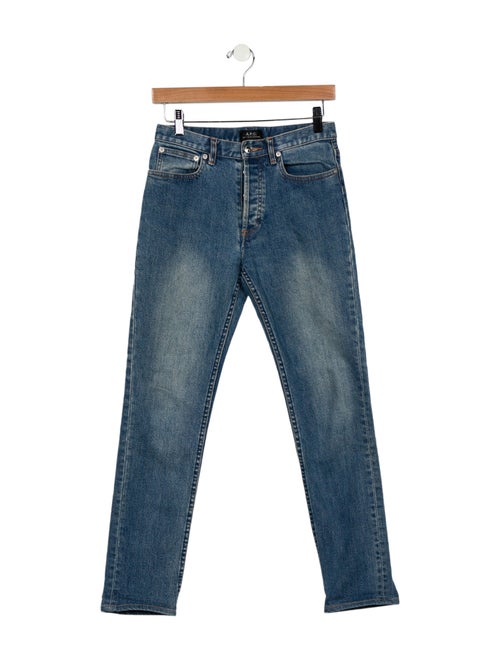 A.P.C. High-Rise Straight Leg Jeans