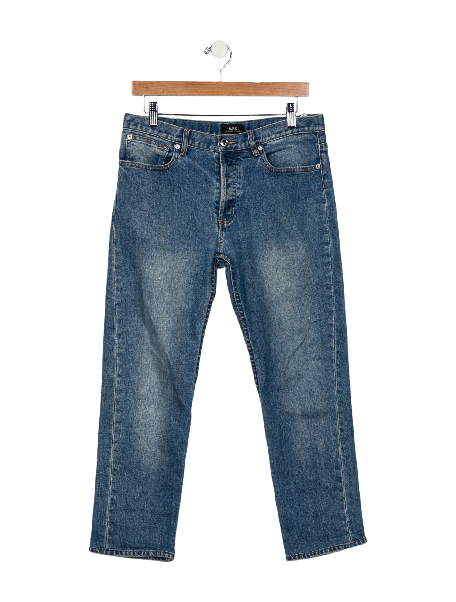 A.P.C. Mid-Rise Straight Leg Jeans