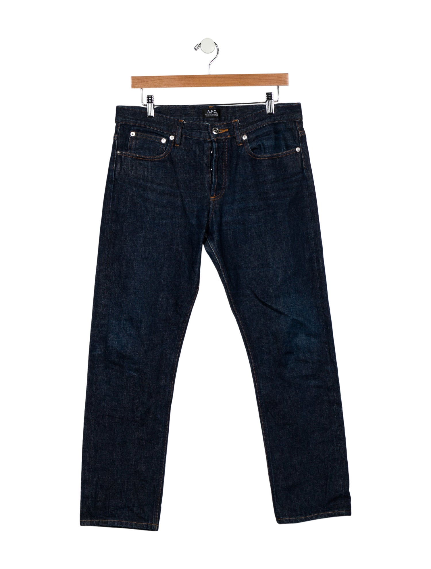 A.P.C. Mid-Rise Straight Leg Jeans