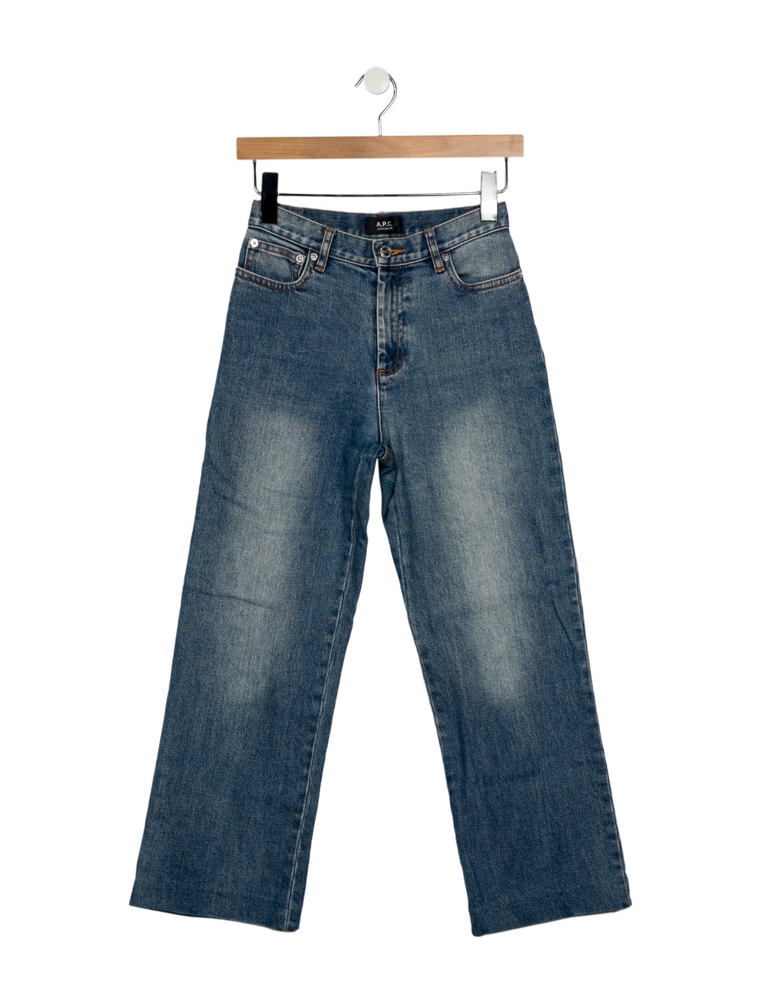 A.P.C. Mid-Rise Straight Leg Jeans