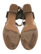 A.P.C. Leather T-Strap Sandals