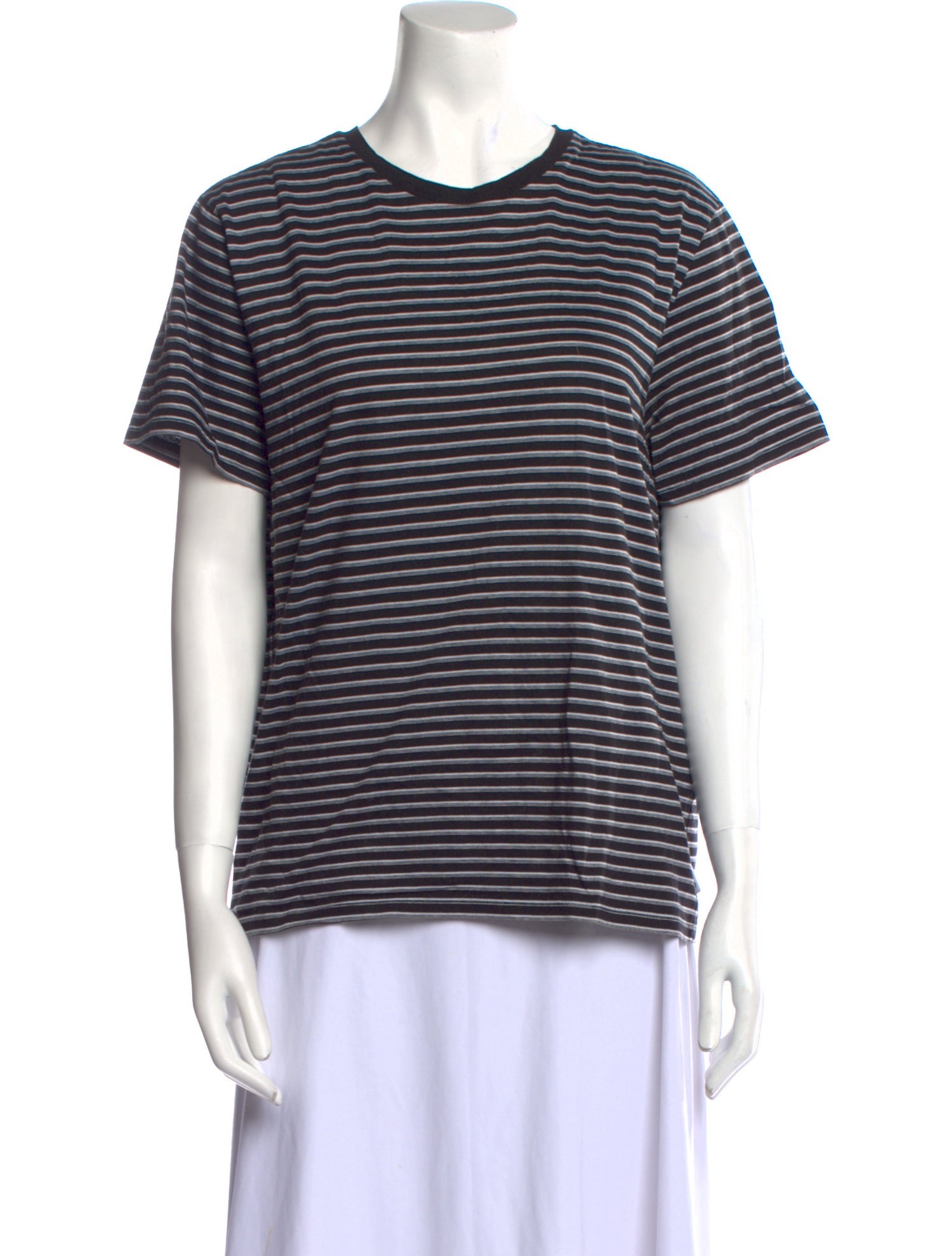 A.P.C. Striped Crew Neck T-Shirt