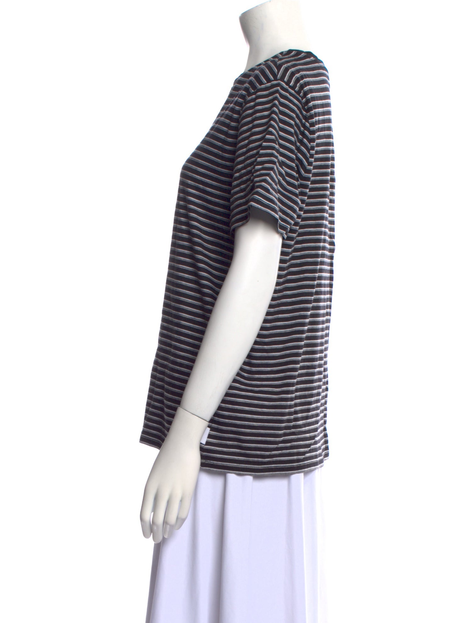 A.P.C. Striped Crew Neck T-Shirt