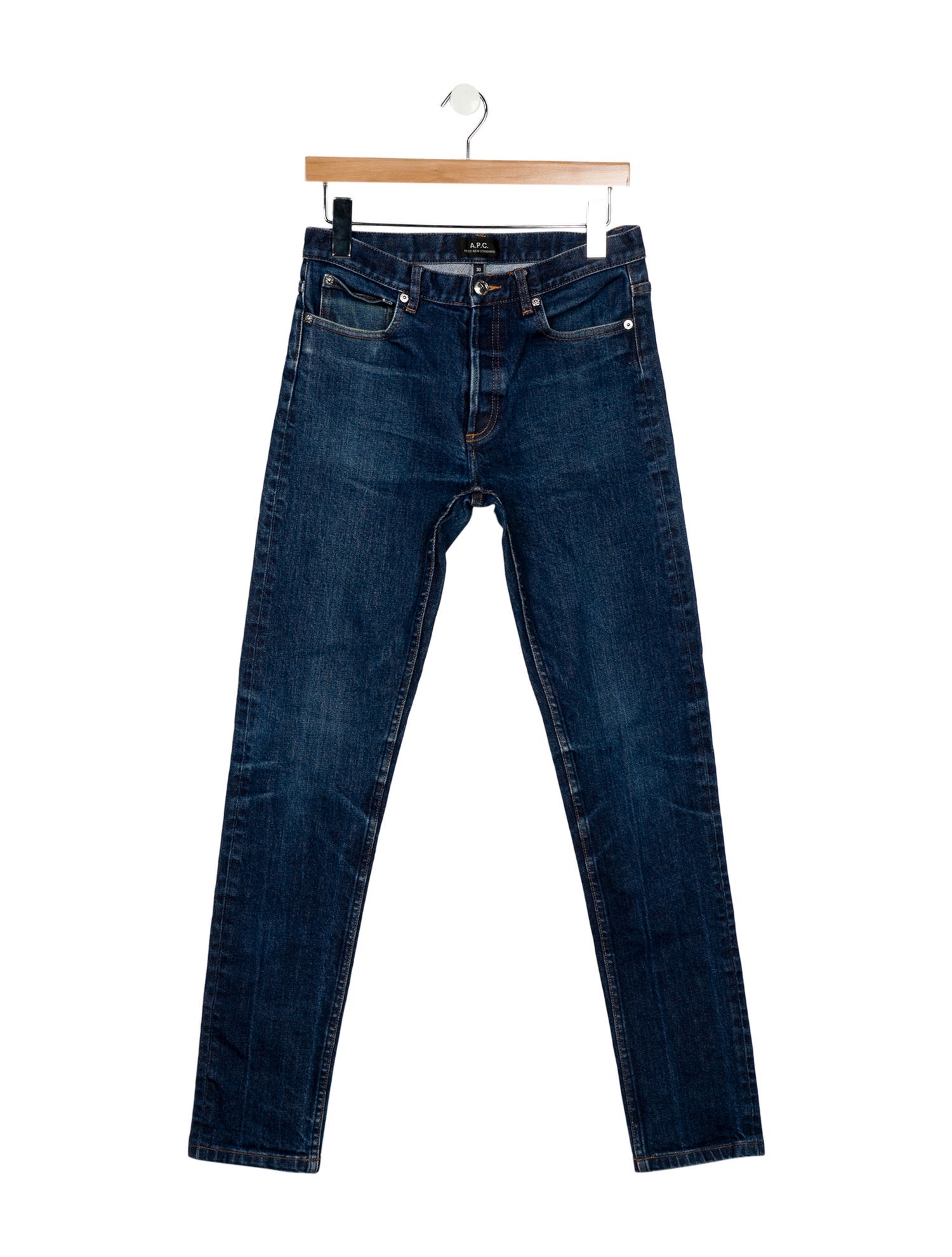 A.P.C. Mid-Rise Straight Leg Jeans