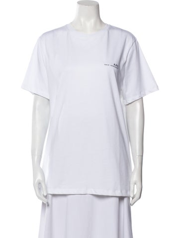 A.p.c. Tops Crew Neck Short Sleeve T-Shirt M