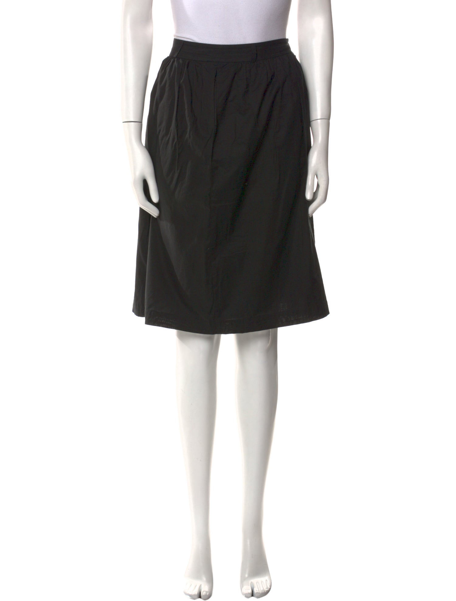 A.P.C. Pleated Accents Knee-Length Skirt