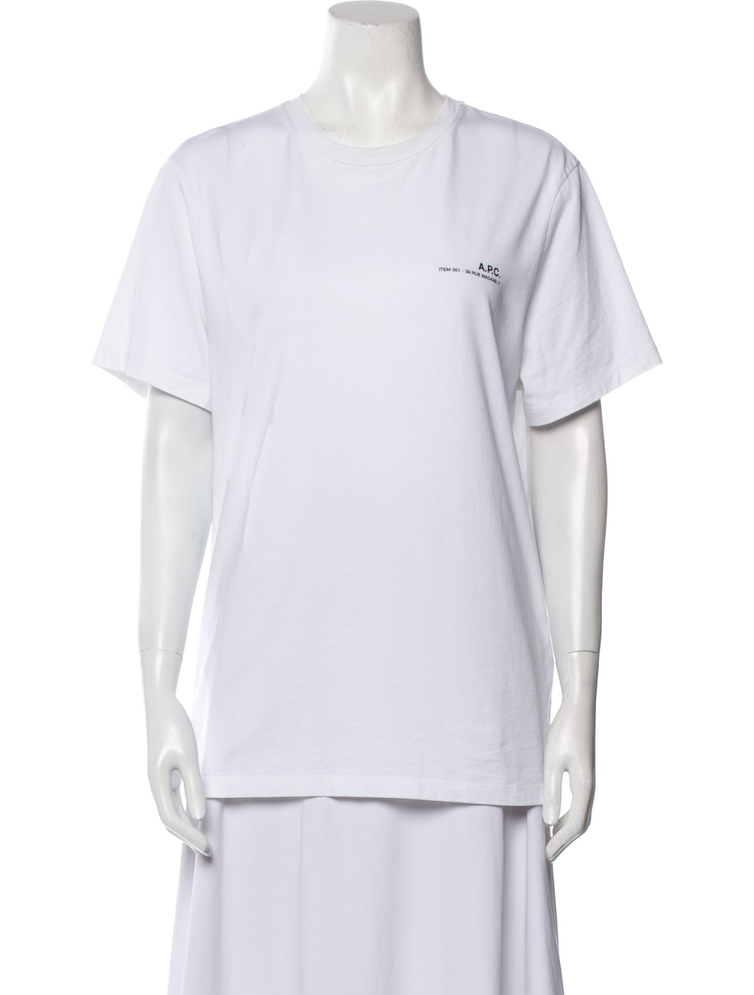 A.P.C. Crew Neck Short Sleeve T-Shirt