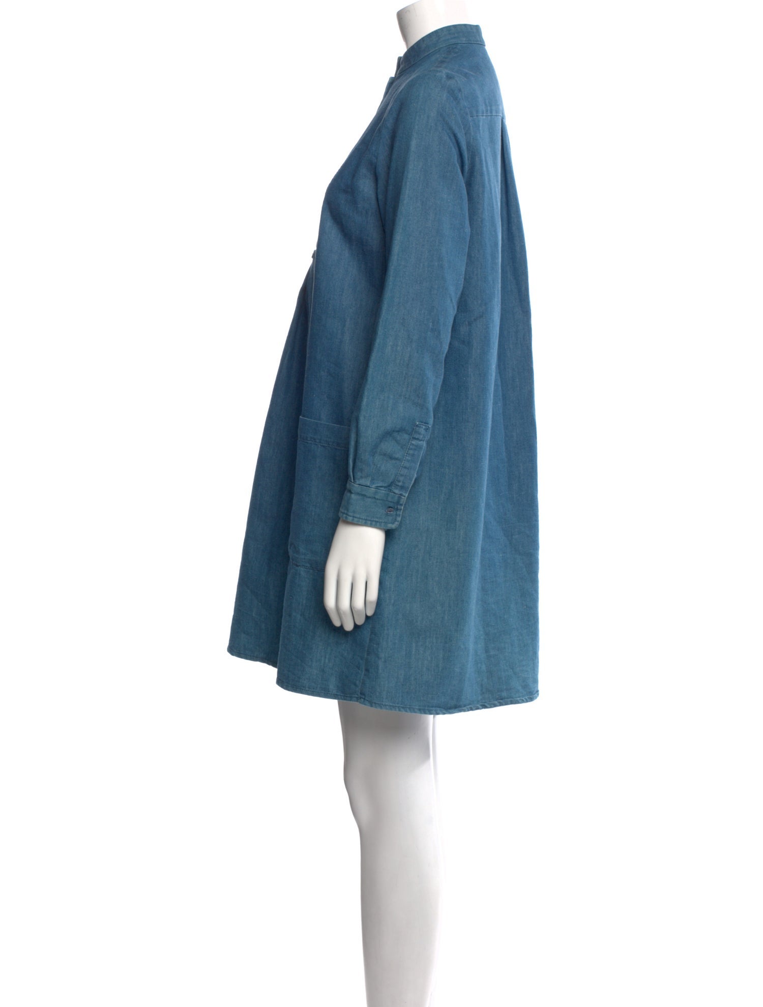 A.P.C. Mock Neck Mini Dress