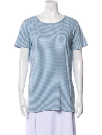 A.P.C. Striped Bateau Neckline T-Shirt
