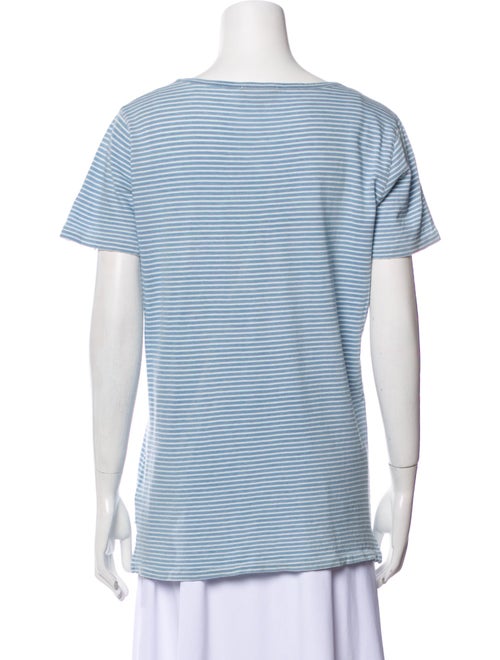 A.P.C. Striped Bateau Neckline T-Shirt