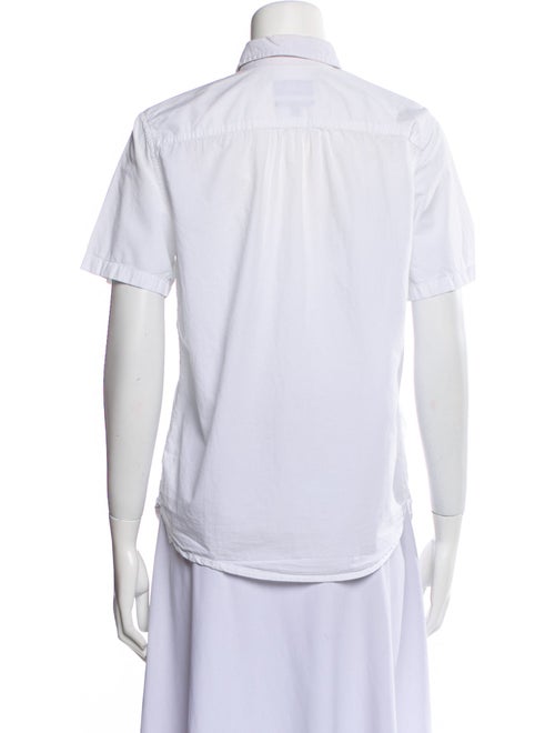 A.P.C. Short Sleeve Button-Up Top