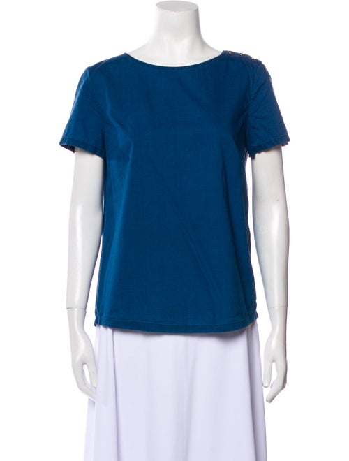 A.P.C. Bateau Neckline Short Sleeve T-Shirt