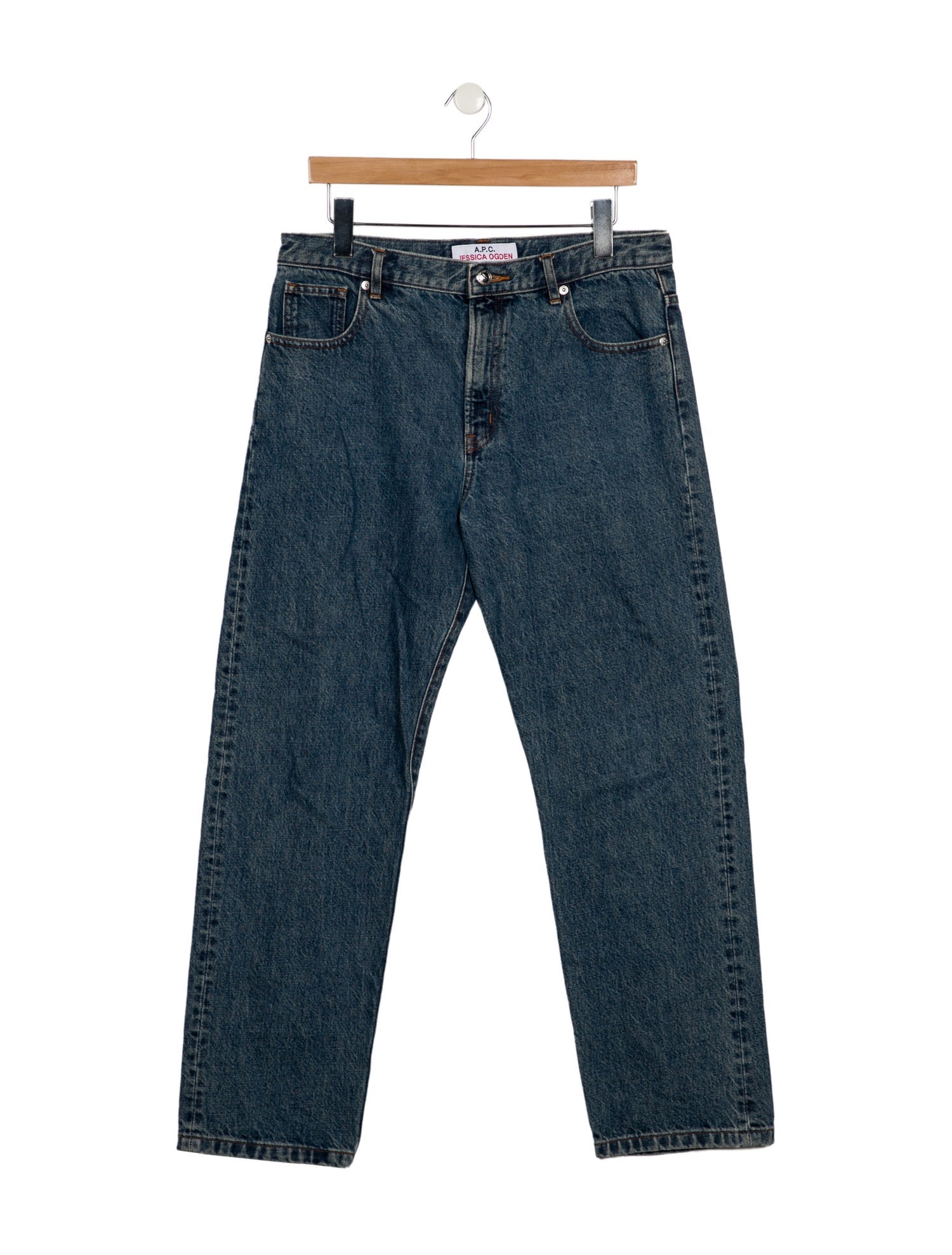 A.P.C. Mid-Rise Straight Leg Jeans