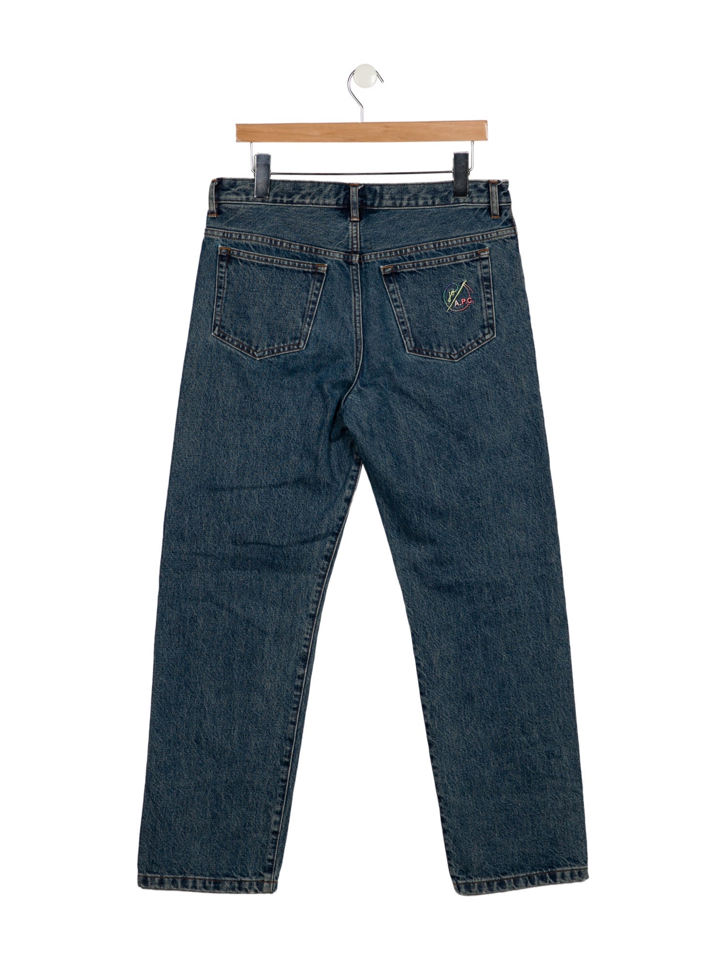 A.P.C. Mid-Rise Straight Leg Jeans