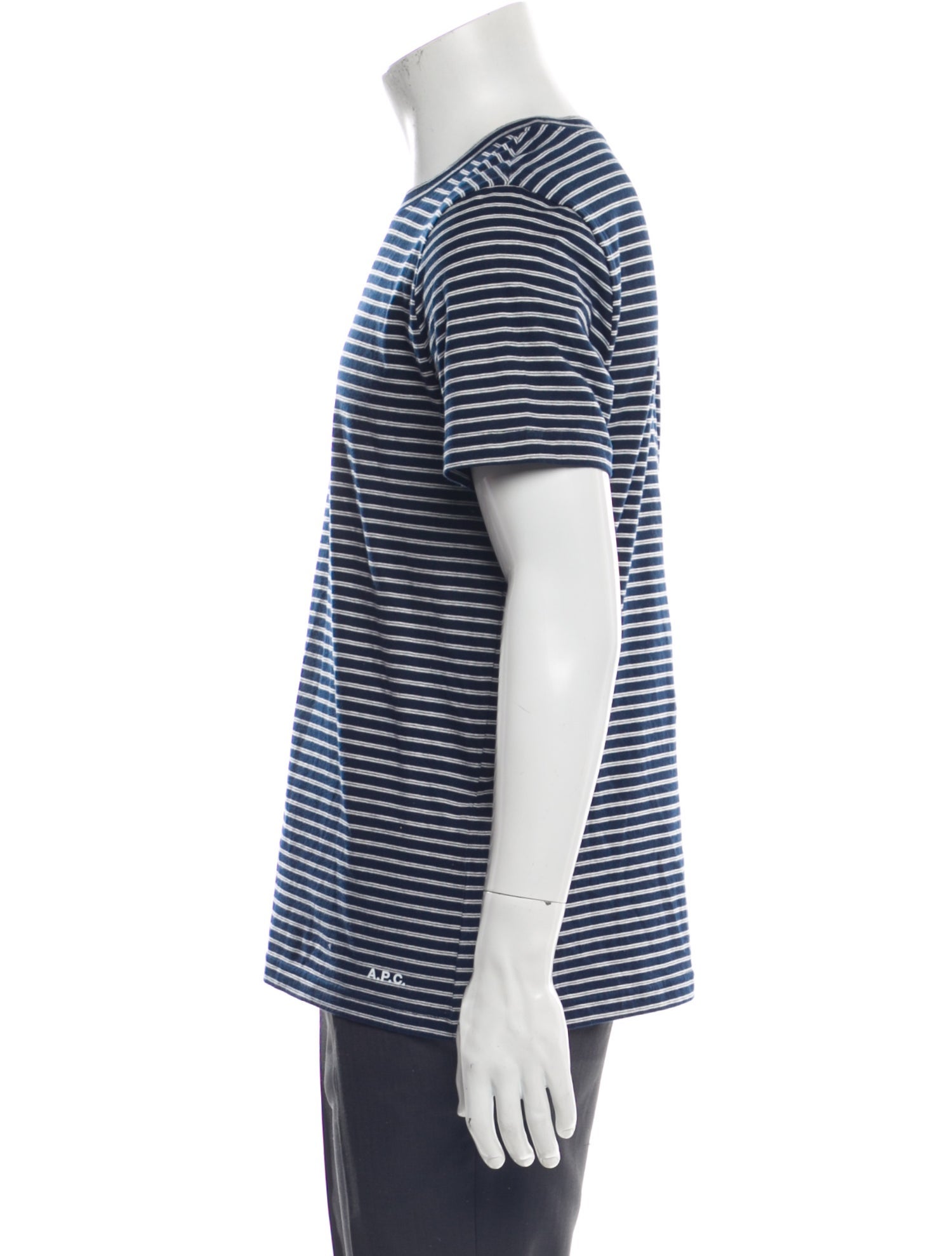 A.P.C. Striped Crew Neck T-Shirt