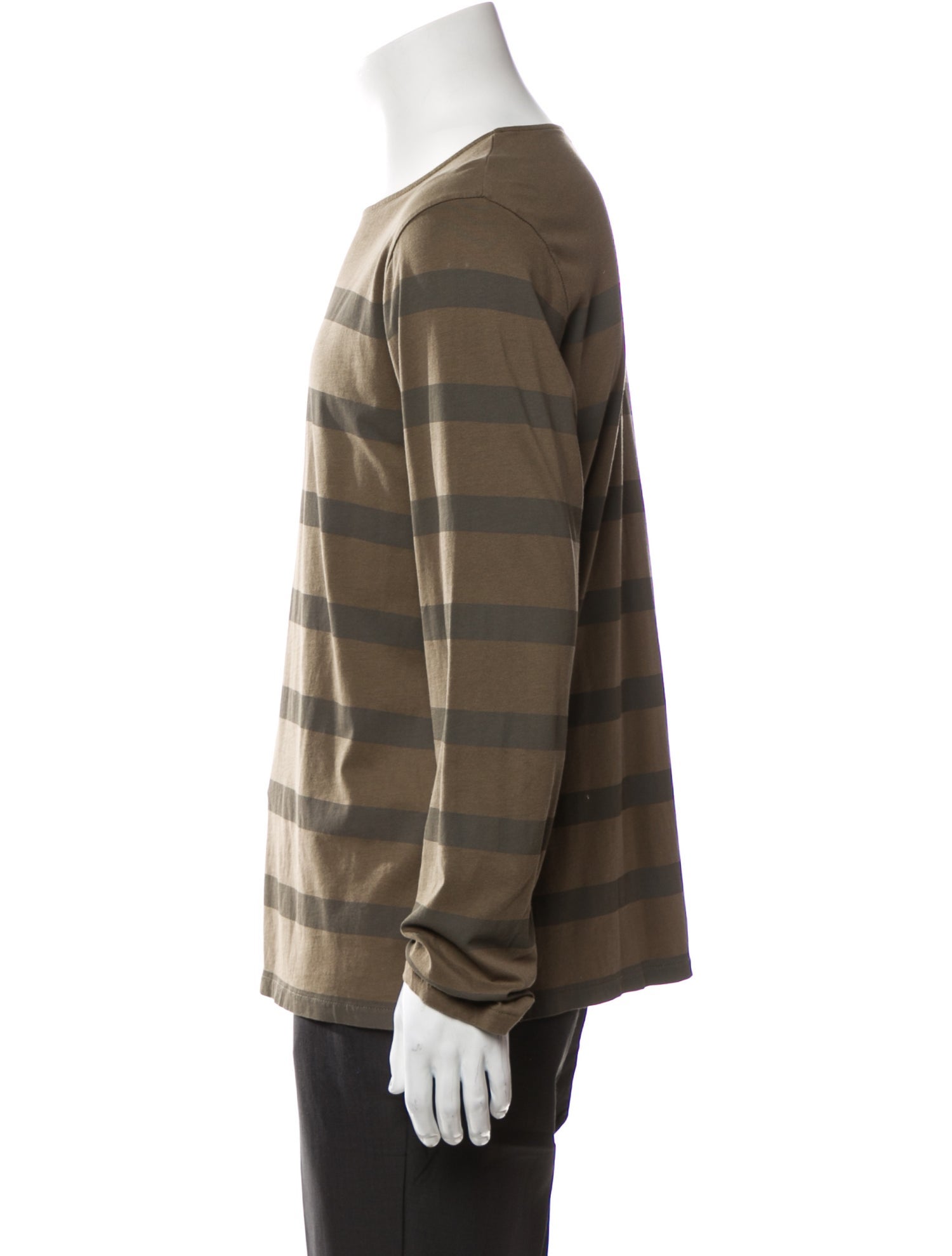 A.P.C. Striped Crew Neck Sweatshirt