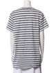 A.P.C. Striped Scoop Neck T-Shirt