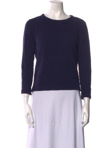 A.p.c. Tops Crew Neck Three-Quarter Sleeve Top S