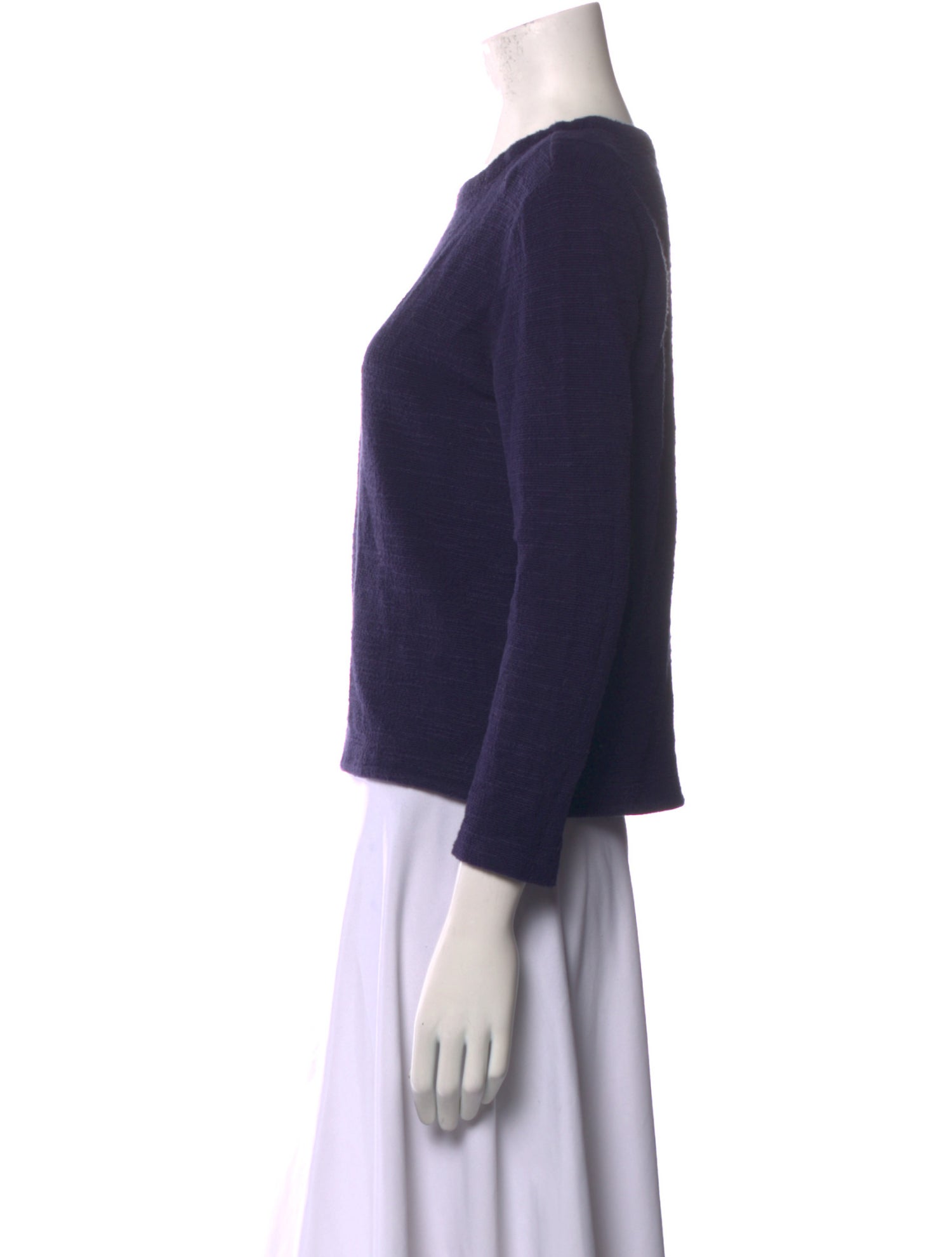 A.P.C. Crew Neck Three-Quarter Sleeve Top