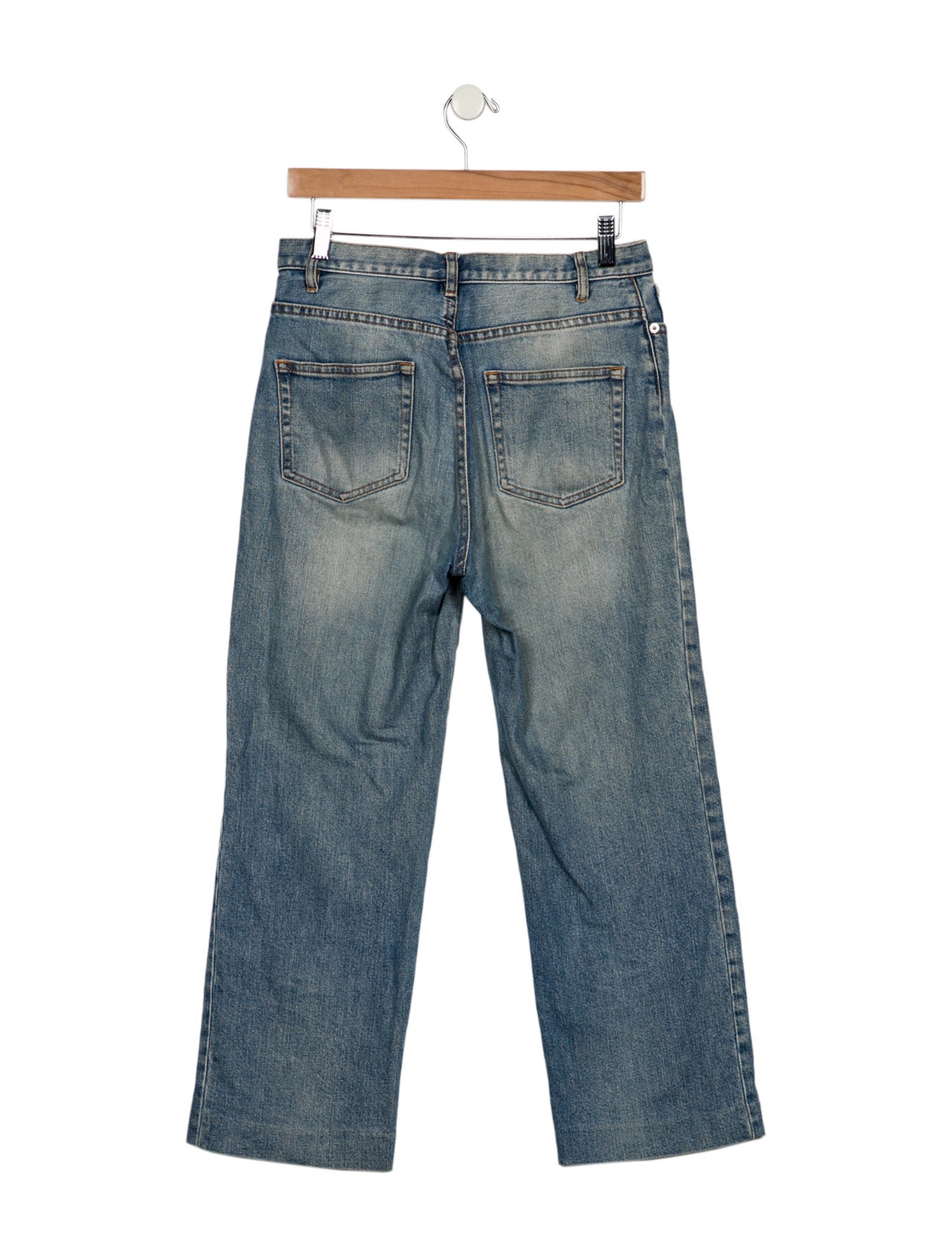 A.P.C. Mid-Rise Wide Leg Jeans