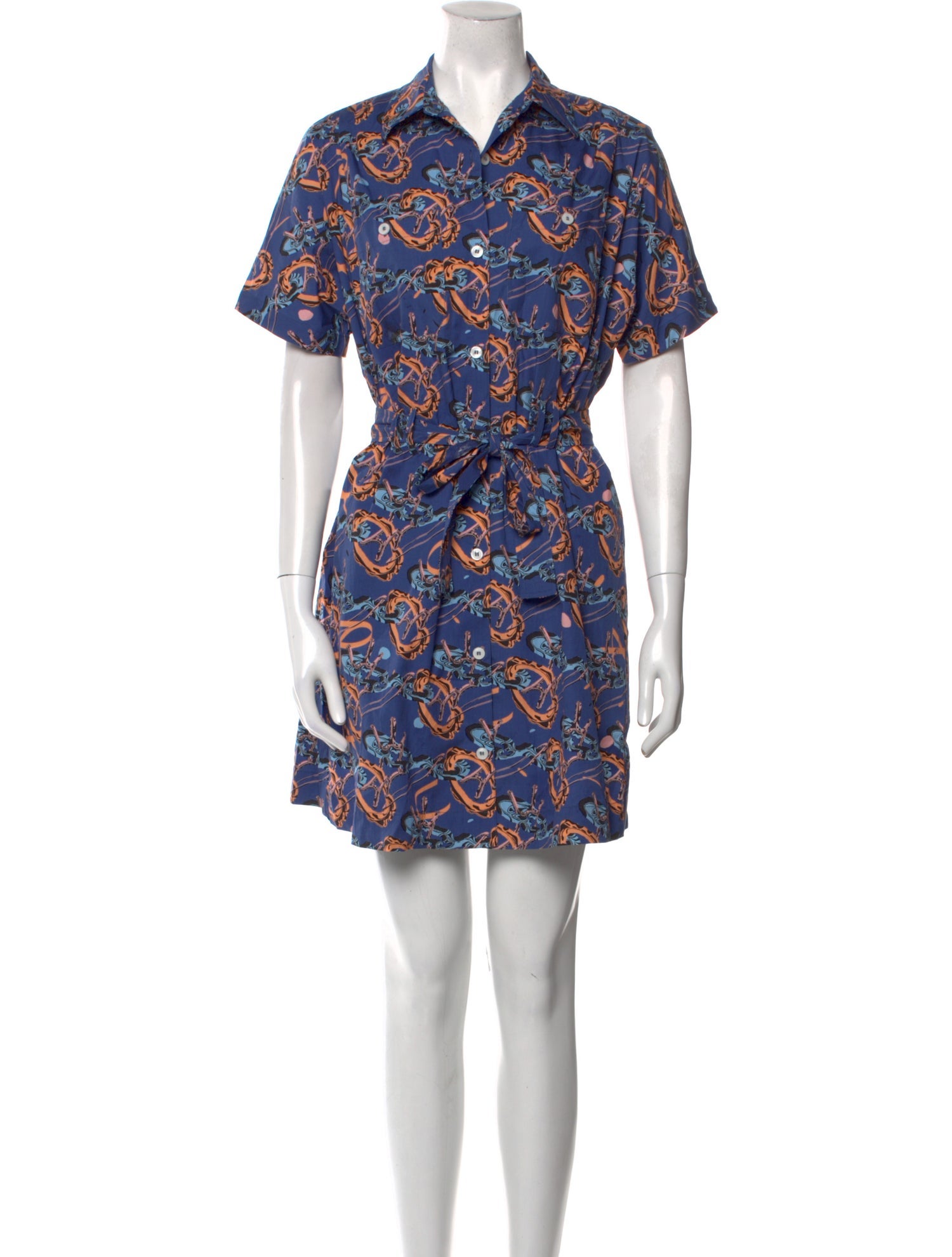 A.P.C. Printed Mini Dress