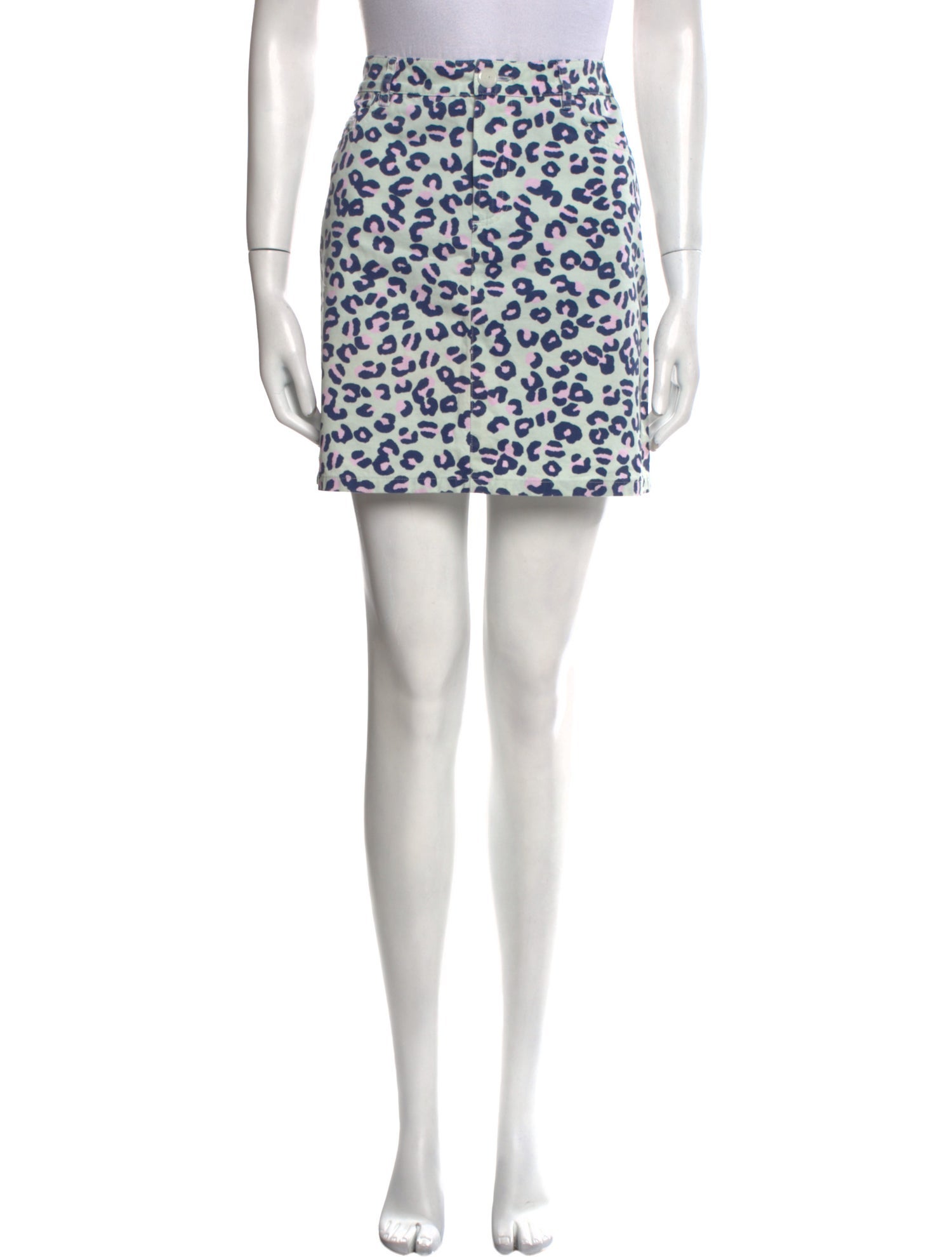 A.P.C. Animal Print Mini Skirt