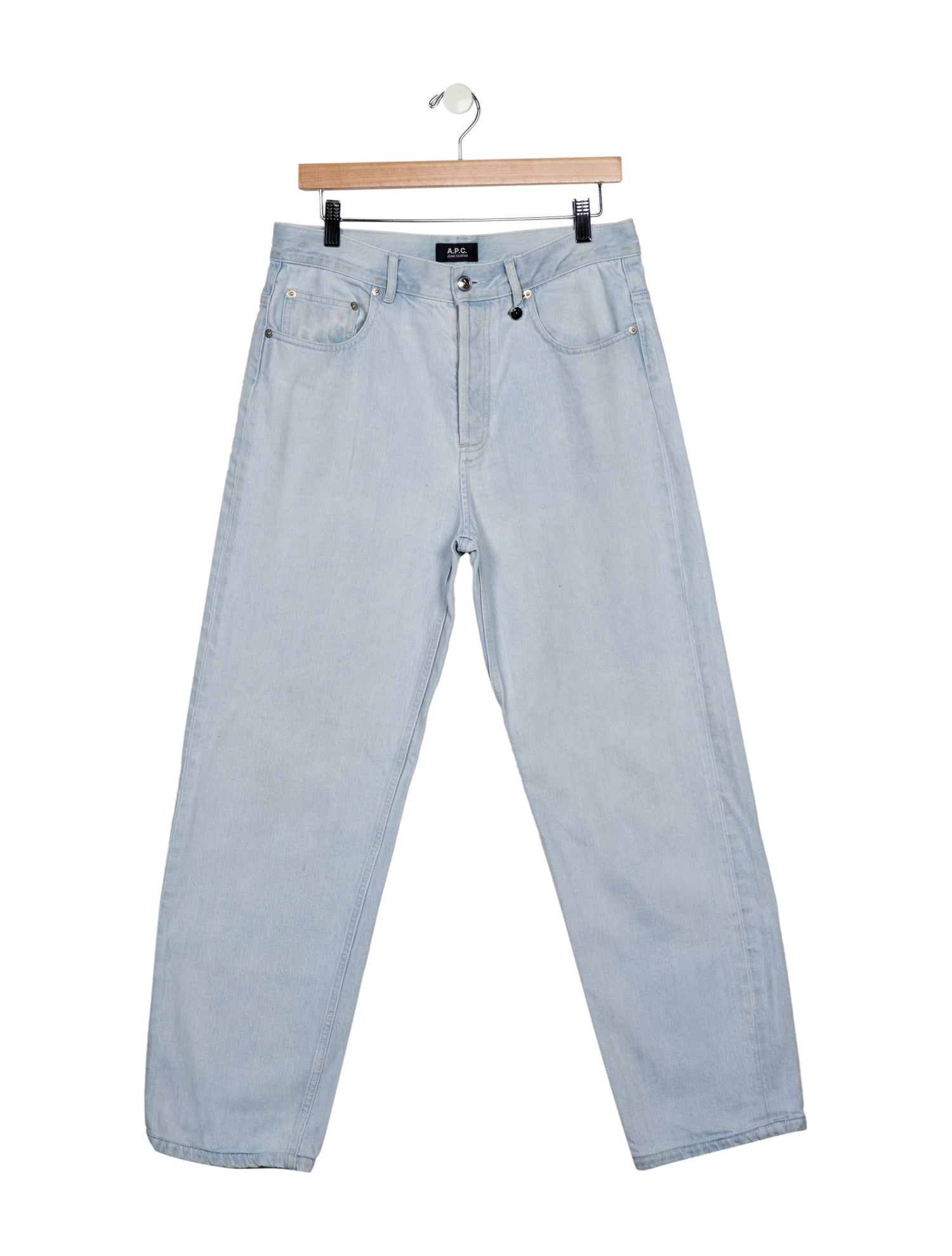 A.P.C. High-Rise Straight Leg Jeans