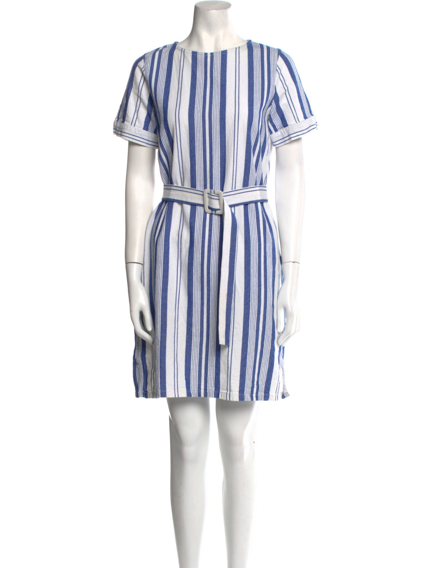 A.P.C. Striped Mini Dress