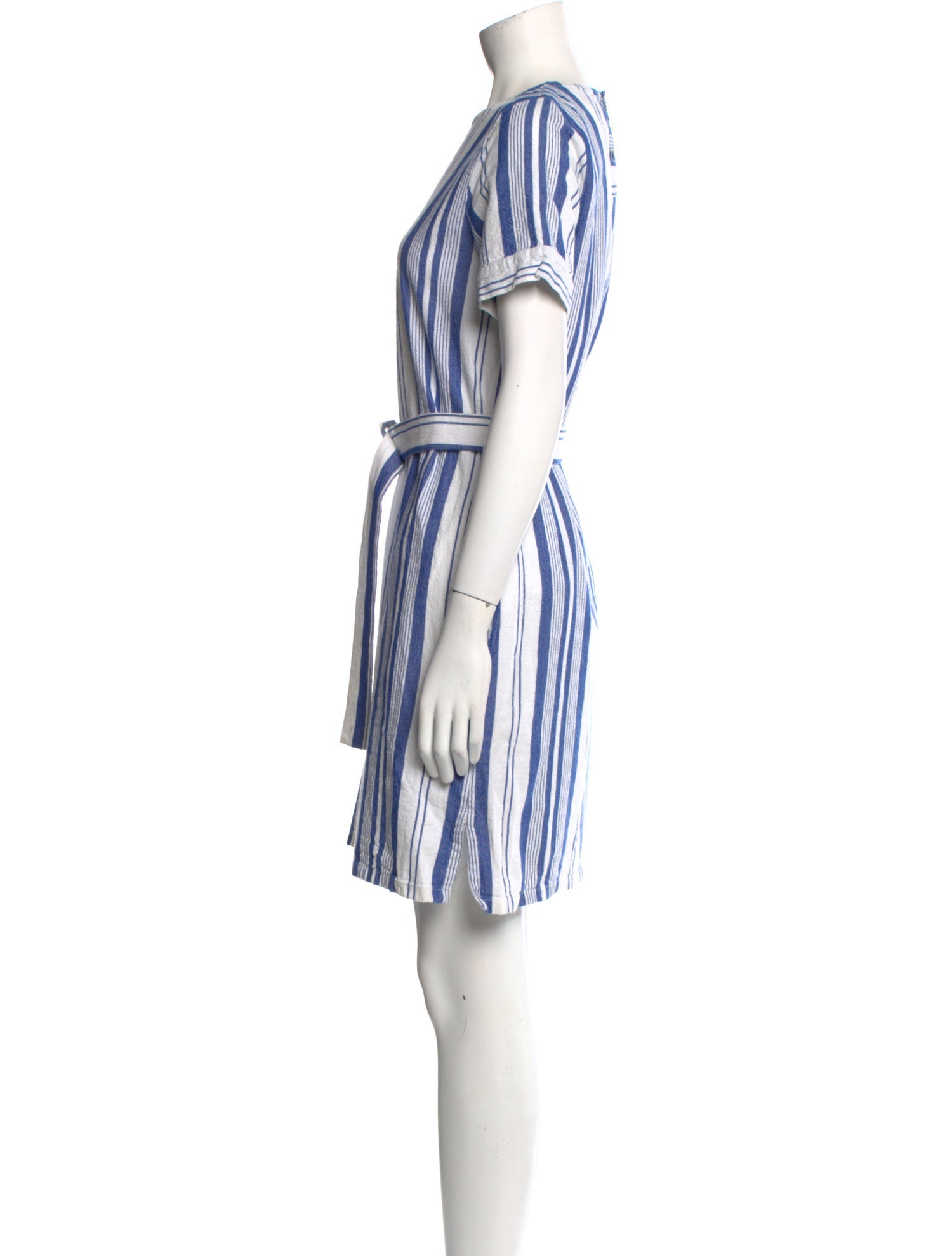 A.P.C. Striped Mini Dress