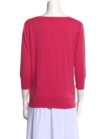 A.P.C. Scoop Neck Three-Quarter Sleeve Top